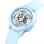 Fanmis Kids LED Digital Electrical Luminescent Silicone Outdoor Sport Waterproof Alarm Children Dress Wrist Watch with Stopwatch for Boys Girls